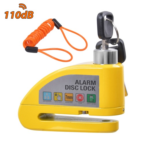 Motorbike security alarm disc - motorbike,
