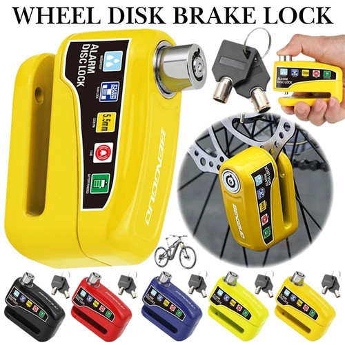 Motorbike security disc lock - security,