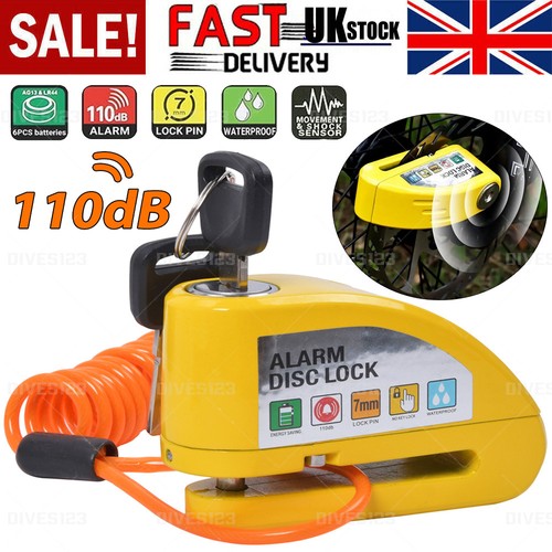 Motorbike security disc lock - motorbike,