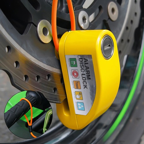 Motorbike security disc lock - motorbike,