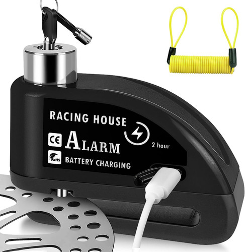 Motorcycle disc brake lock - disc,