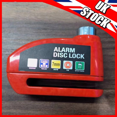 Motorbike security disc lock - motorbike,