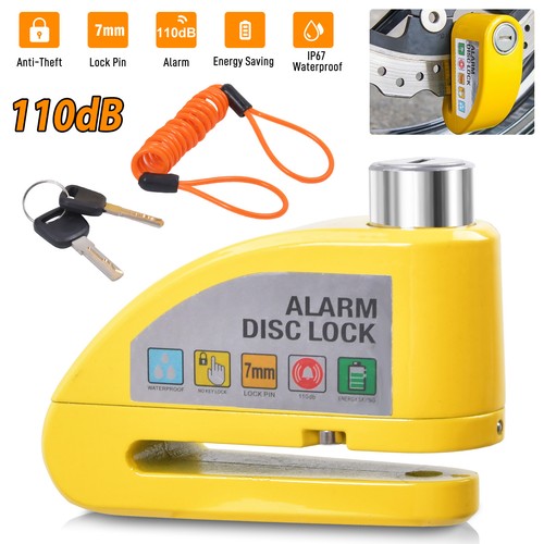 Motorbike security disc - motorbike,