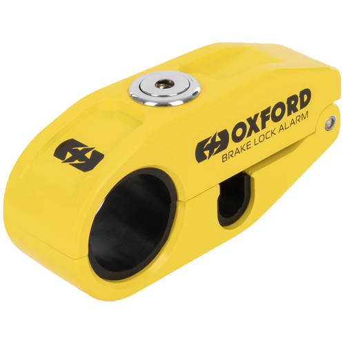 Oxford brake lock alarm - alarm, yellow