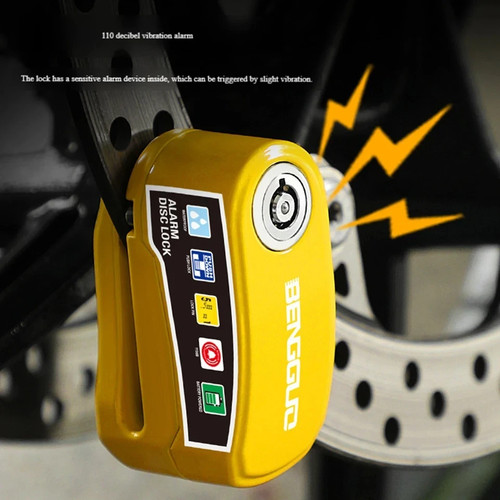Motorbike security disc - disc, lock