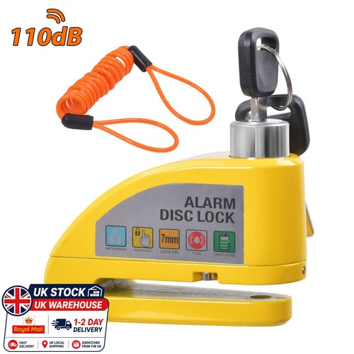 Motorbike security alarm - alarm, disc