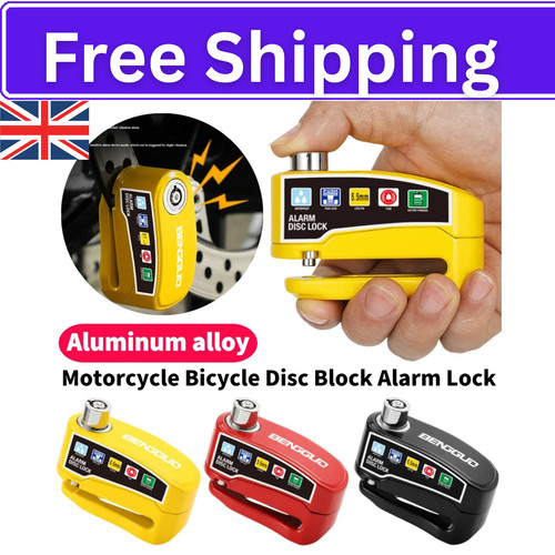Motorbike security disc lock - motorbike,
