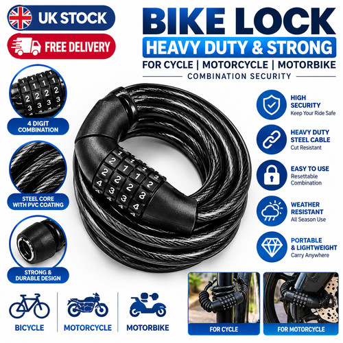 Bike lock heavy - lock, duty