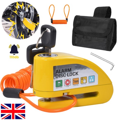Motorbike security disc lock - motorbike,